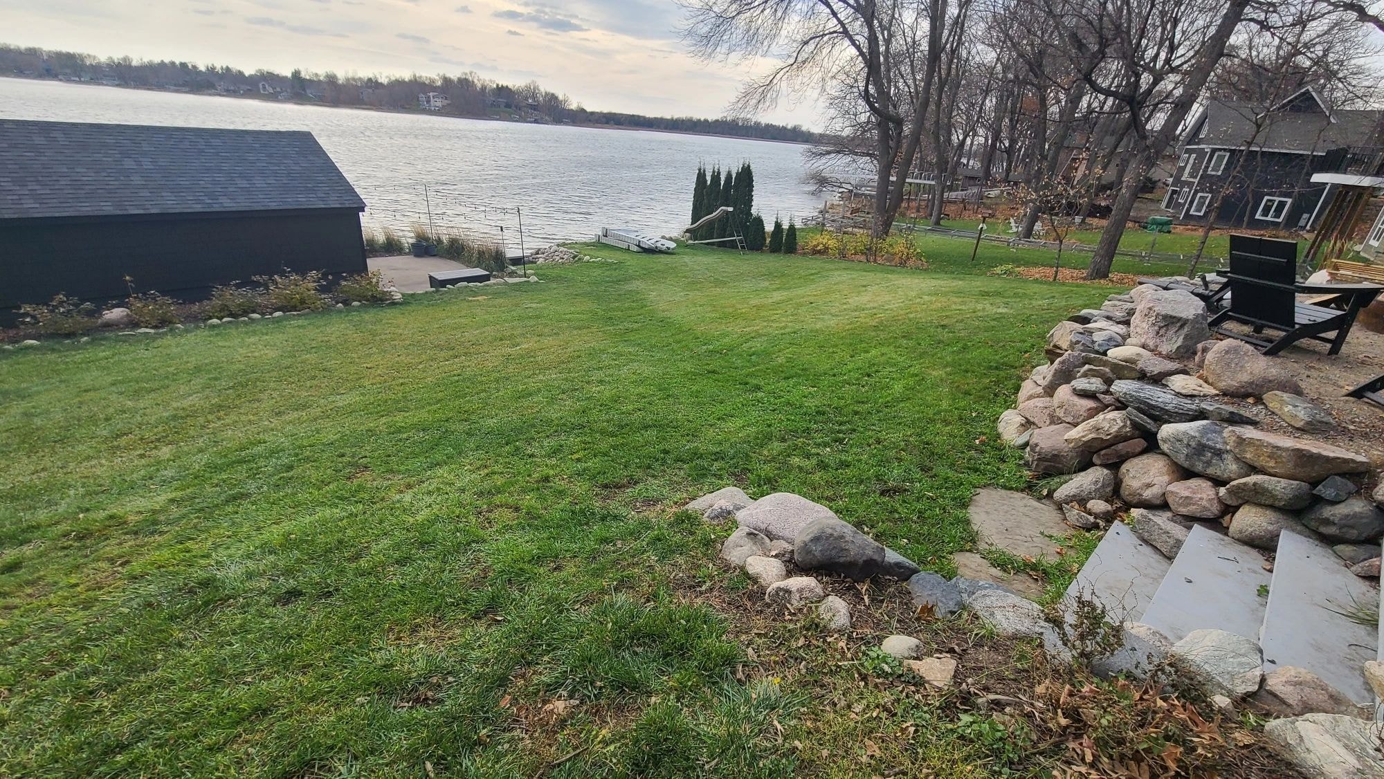 Lakefront Property Lawn
